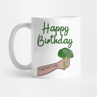 Happy Birthday To My Favorite Herbivore Mug